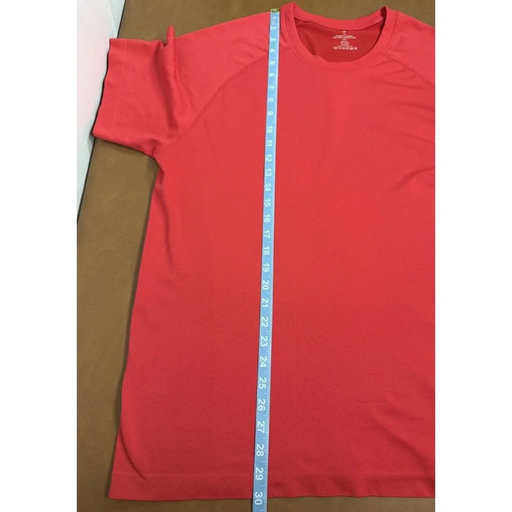 Fabletics T-Shirt Men's 2XL Nylon Polyester Blend Short Sleeve Crewneck